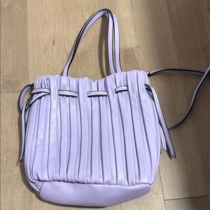 Lavender Pleated Women's Bag